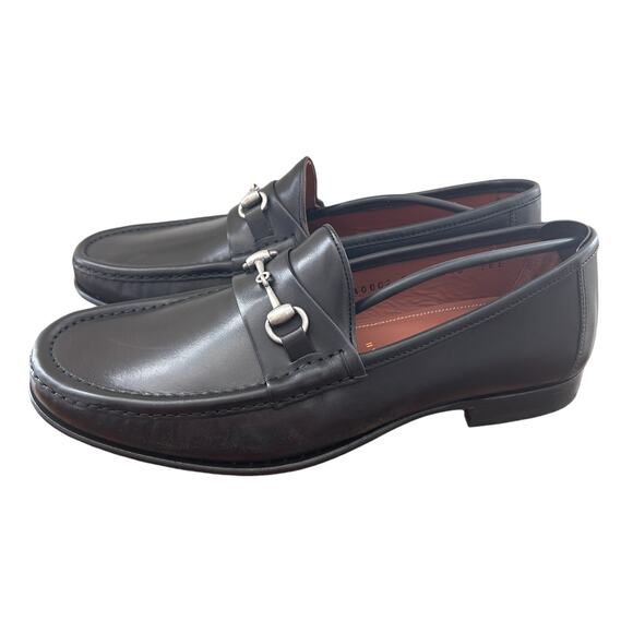 Allen Edmonds Verona II Black Leather Horse Bit Loafers Mens Size 10 NEW main image 4